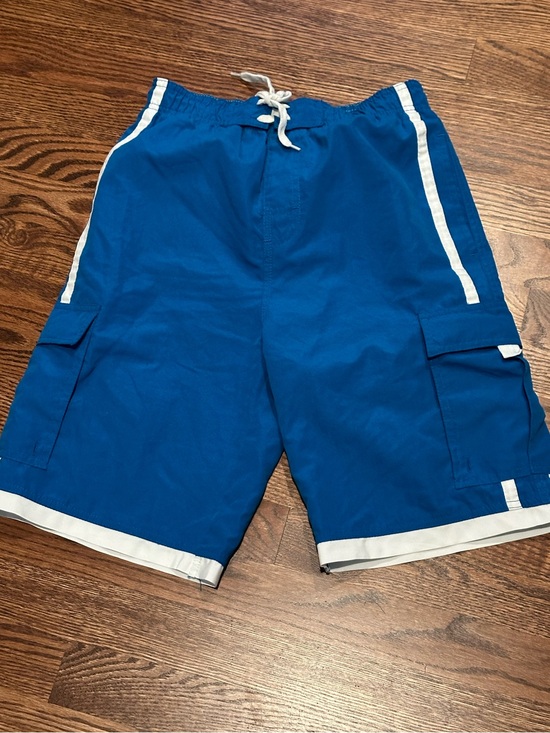 Burnside Other - Burnside Blue Swim Trunks with White Trim Size 10-12